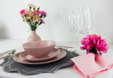 Pink bowls (set of 4)